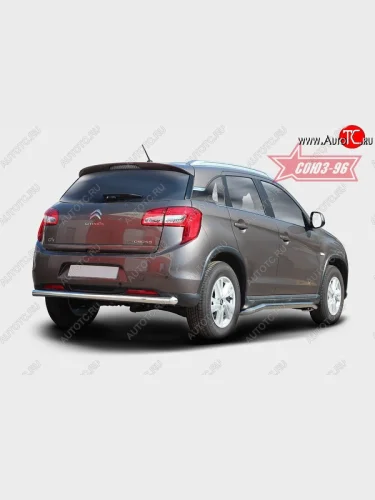 Защита заднего бампера Souz-96 (d60) CITROEN C4 aircross (2012-2017)