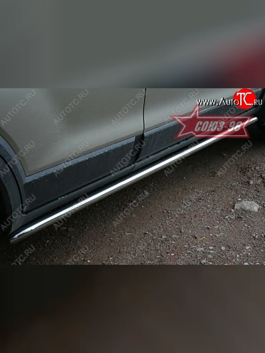 Защита порогов Souz-96 (d42)  Chevrolet Captiva (2006-2011)  в Самаре Самарской области