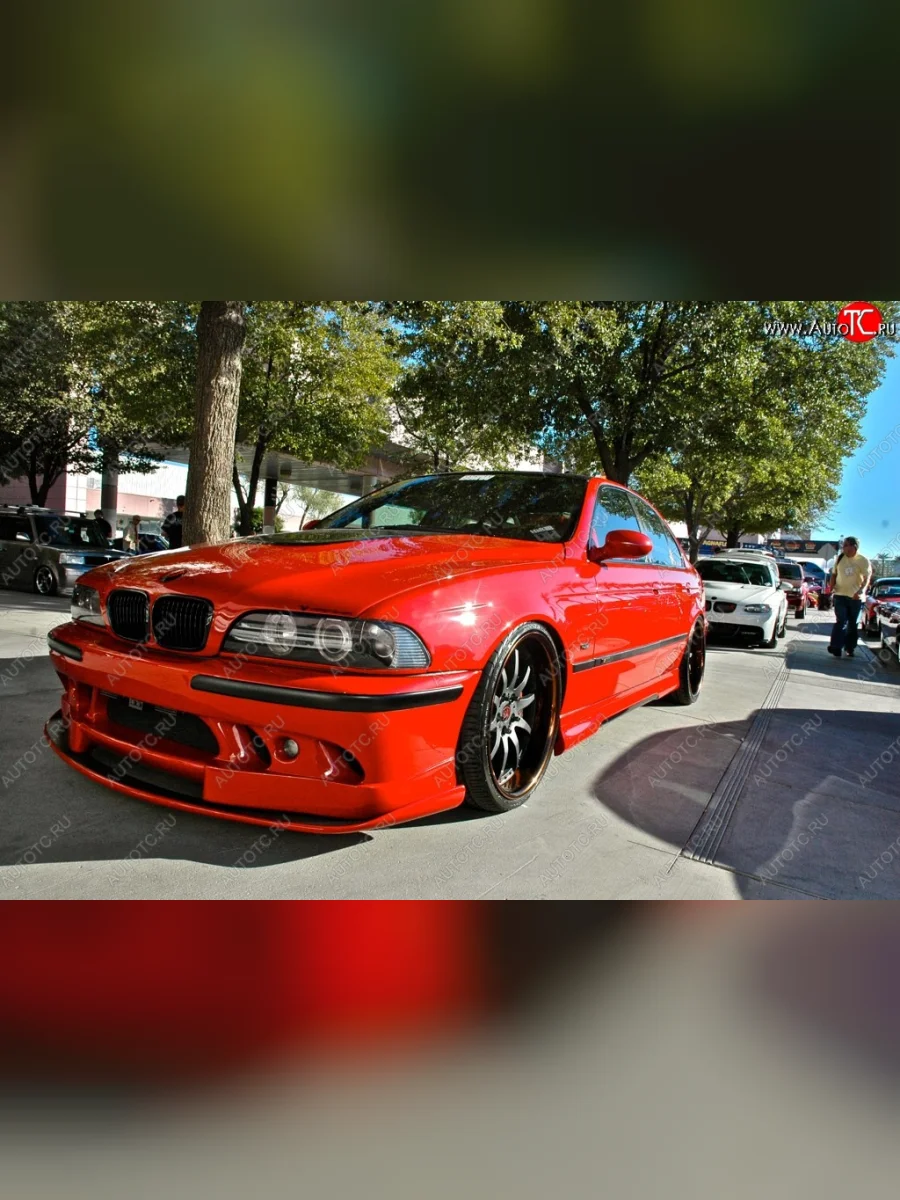 Элерон переднего бампера HAMANN COMPETITION BMW 5 серия E39 седан дорестайлинг (1995-2000) (Неокрашенная)  в Керчи Республика Крым