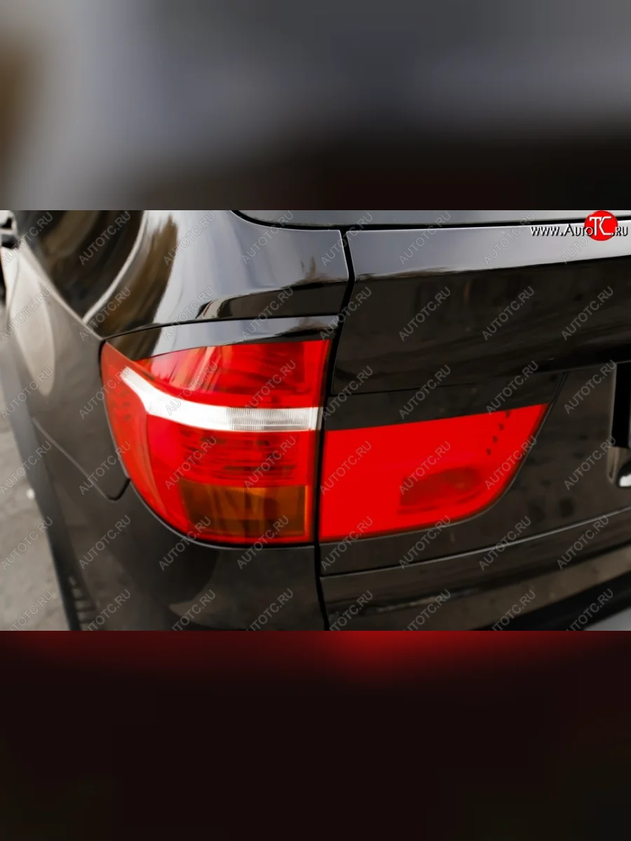 Накладки на фонари LUMMA STYLE BMW X5 E70 рестайлинг (2010-2013) (Неокрашенные)  в Самаре Самарской области