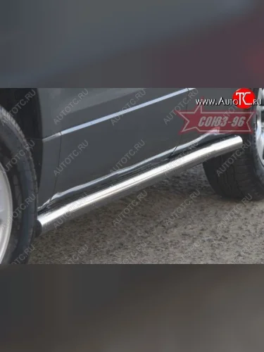 Защита порогов Souz-96 (d60) Suzuki Grand Vitara  JT 3 двери (2005-2008) дорестайлинг