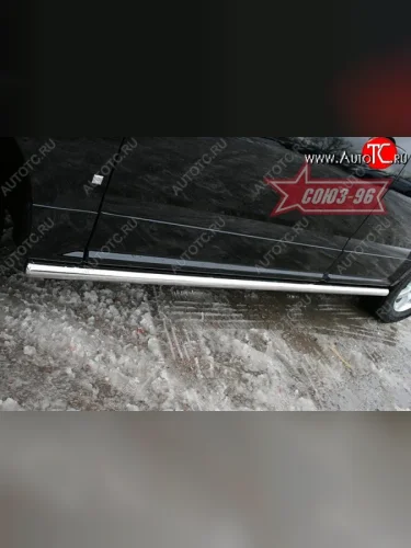 Защита порогов Souz-96 (d60) Cadillac SRX (2004-2009)