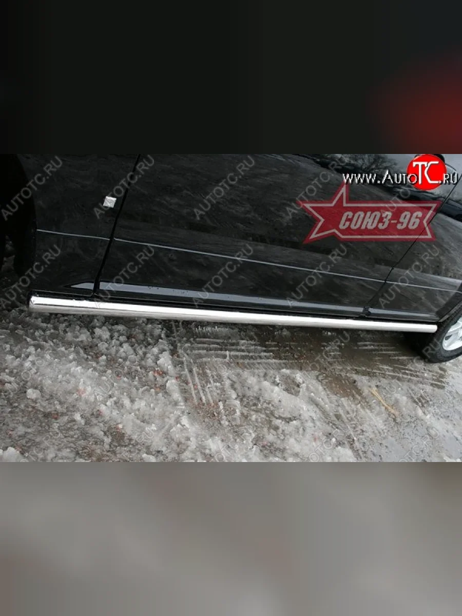 Защита порогов Souz-96 (d60) Cadillac SRX (2004-2009)  в Перми Пермском крае