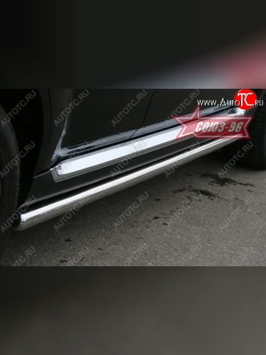 Защита порогов Souz-96 (d60) CITROEN C-crosser (2007-2012)