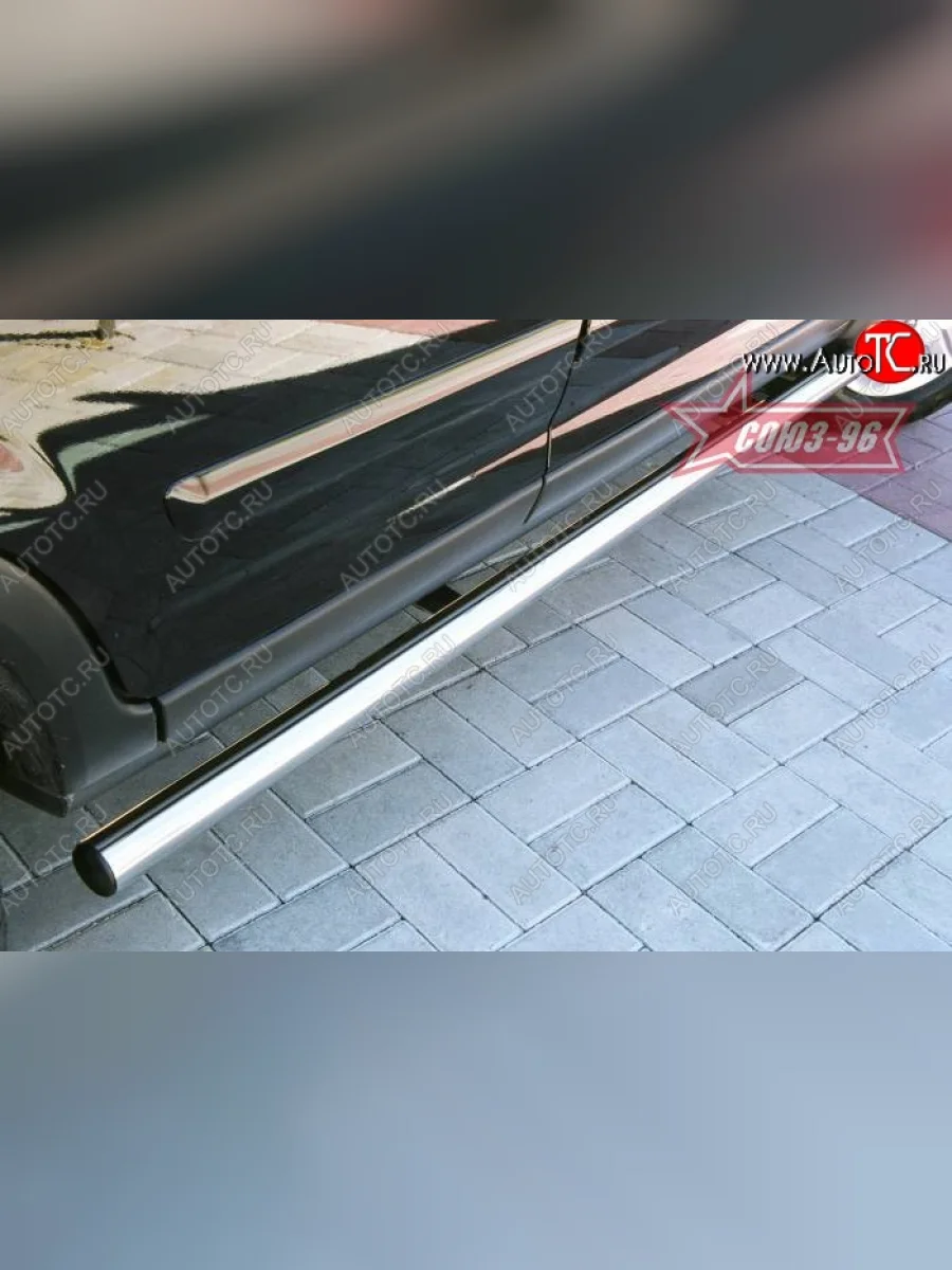 Защита порогов Souz-96 (d60) Honda CR-V RD4,RD5,RD6,RD7,RD9  дорестайлинг (2001-2004)  в Керчи Республика Крым