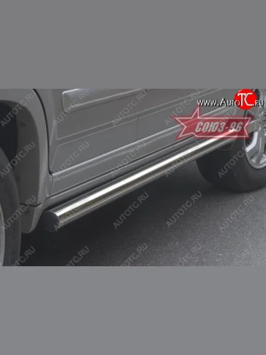 Защита порогов Souz-96 (d60) Honda CR-V RE1,RE2,RE3,RE4,RE5,RE7 дорестайлинг (2007-2010)