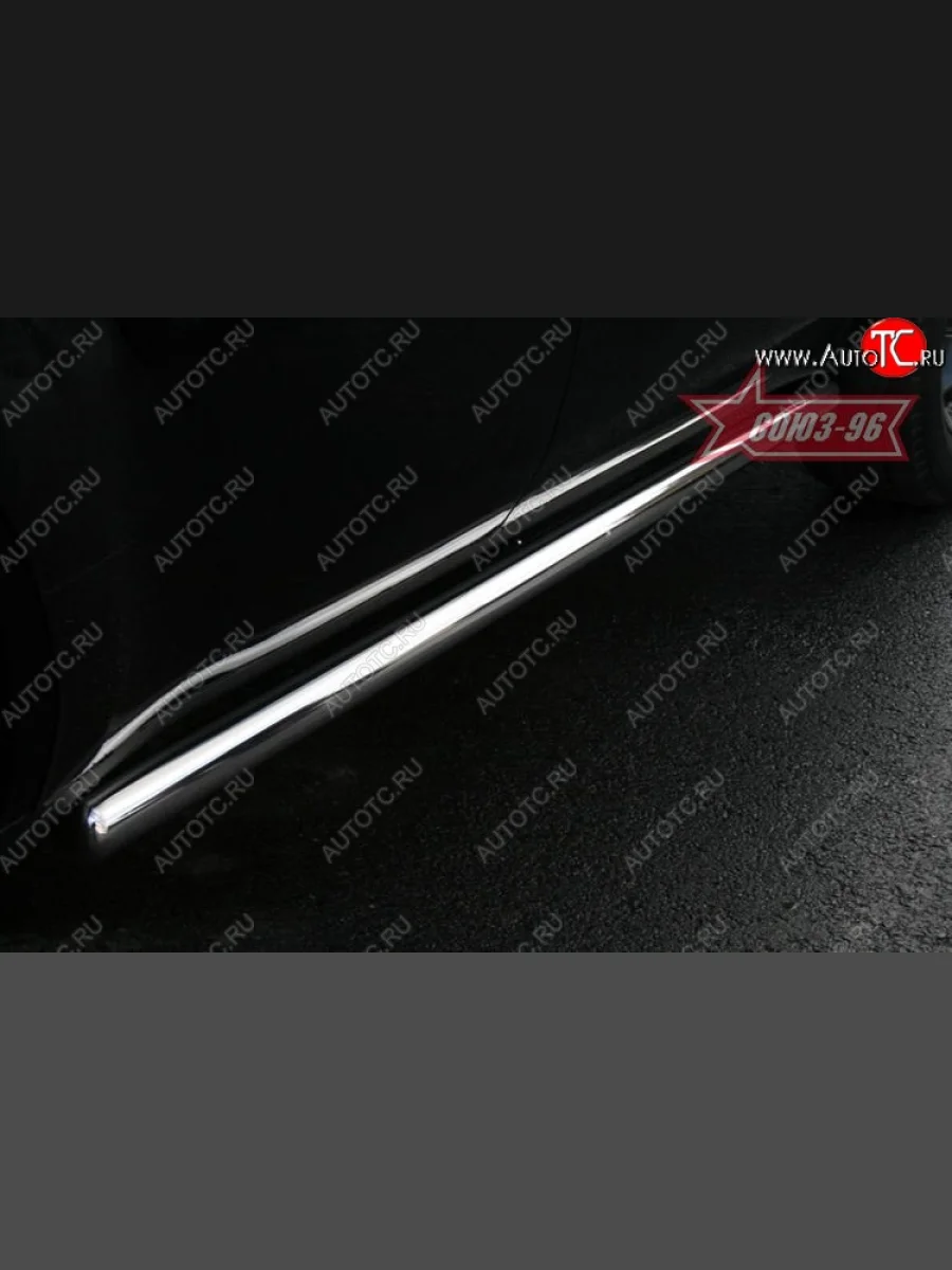 Защита порогов Souz-96 (d60) Honda Pilot YF4 дорестайлинг (2008-2011)  в Самаре Самарской области