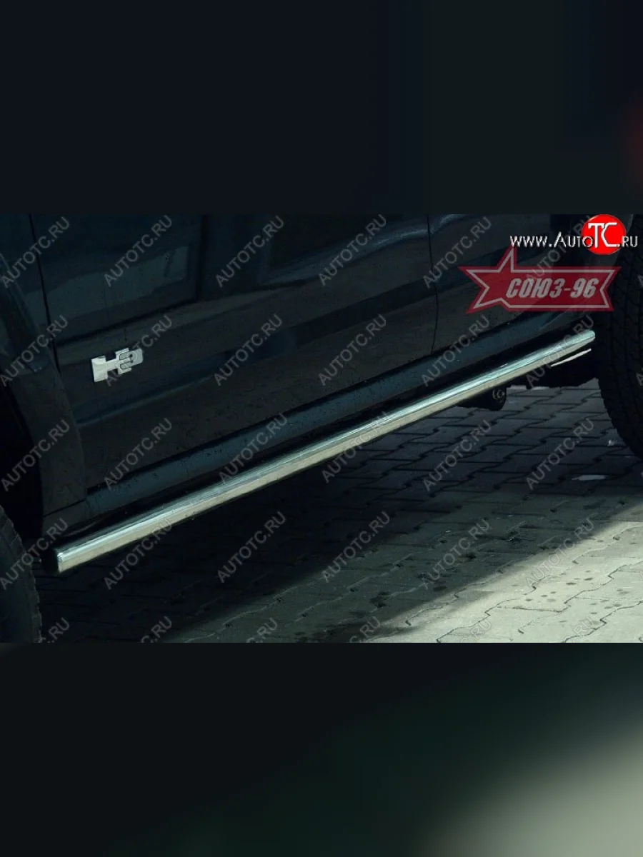 Защита порогов Souz-96 (d60) HUMMER H3 (2005-2010)  в Керчи Республика Крым