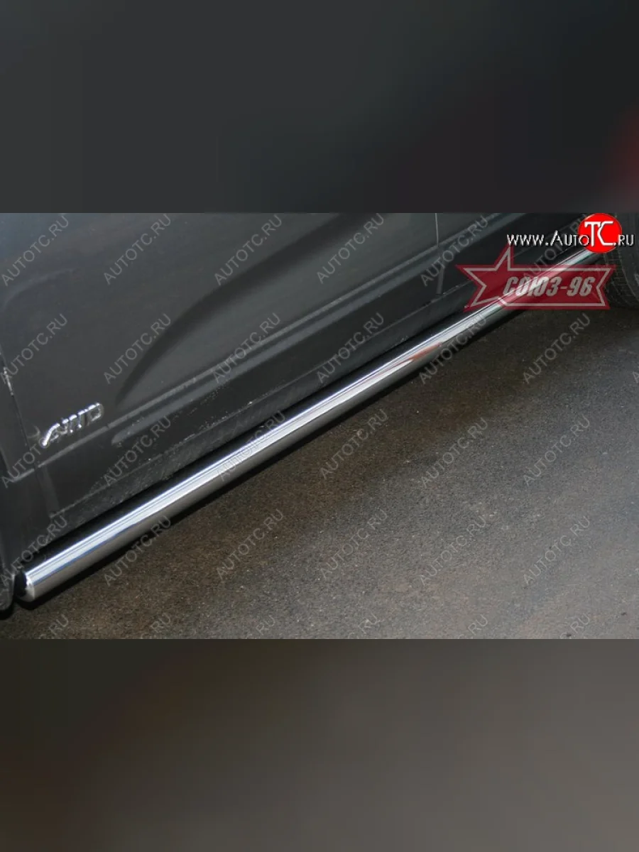 Защита порогов Souz-96 (d60) KIA Sorento XM рестайлинг (2012-2015)  в Воронеже Воронежской области