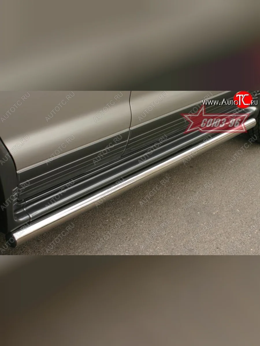 Защита порогов Souz-96 (d60)  KIA Sportage (1993-2006) 1 JA  в Керчи Республика Крым