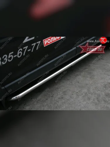 Защита порогов (дорестайлинг) Souz-96 (d60) Mazda CX-9 TB дорестайлинг (2007-2009)