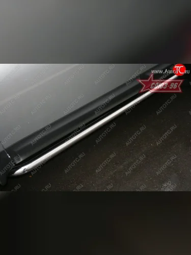 Защита порогов Souz-96 (d60) Nissan Qashqai +2 1 J10 дорестайлинг (2008-2010)