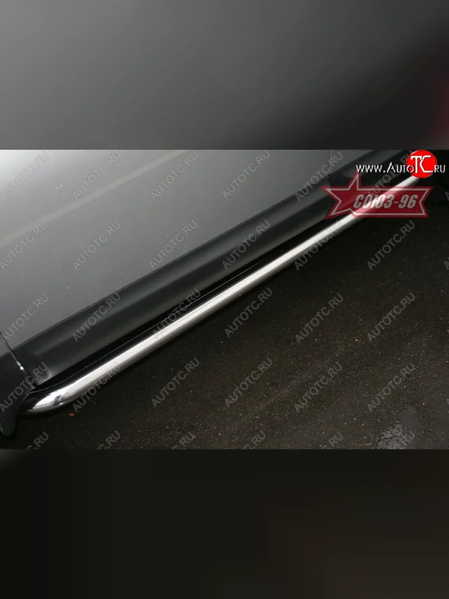 Защита порогов Souz-96 (d60) Nissan Qashqai +2 1 J10 дорестайлинг (2008-2010)  в Керчи Республика Крым