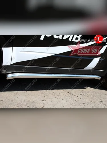 Защита порогов Souz-96 (d60) Subaru Forester SH (2008-2013)