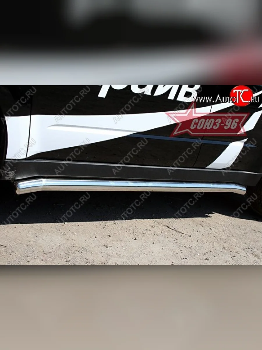 Защита порогов Souz-96 (d60) Subaru Forester SH (2008-2013)  в Керчи Республика Крым