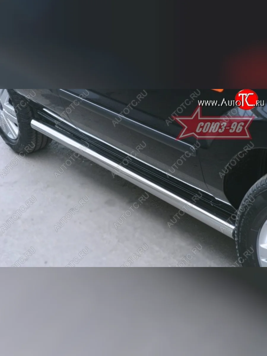 Защита порогов Souz-96 (d60) Ford Fusion 1 хэтчбэк дорестайлинг (2002-2005)  в Керчи Республика Крым