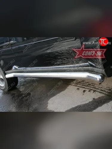 Защита порогов Souz-96 (d76) Chevrolet Trailblazer  GMT360 (2001-2012) дорестайлинг, рестайлинг