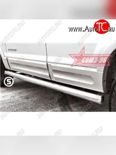 Защита порогов Souz-96 (d76) Ford Explorer UN152 5 дв. (2001-2005)