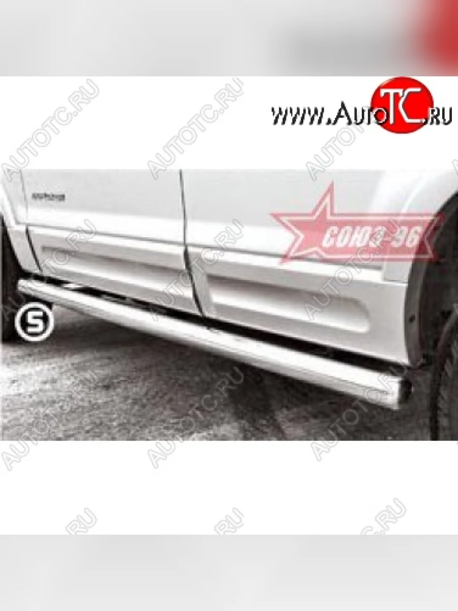 Защита порогов Souz-96 (d76)  Ford Explorer (2001-2005) UN152  в Самаре Самарской области