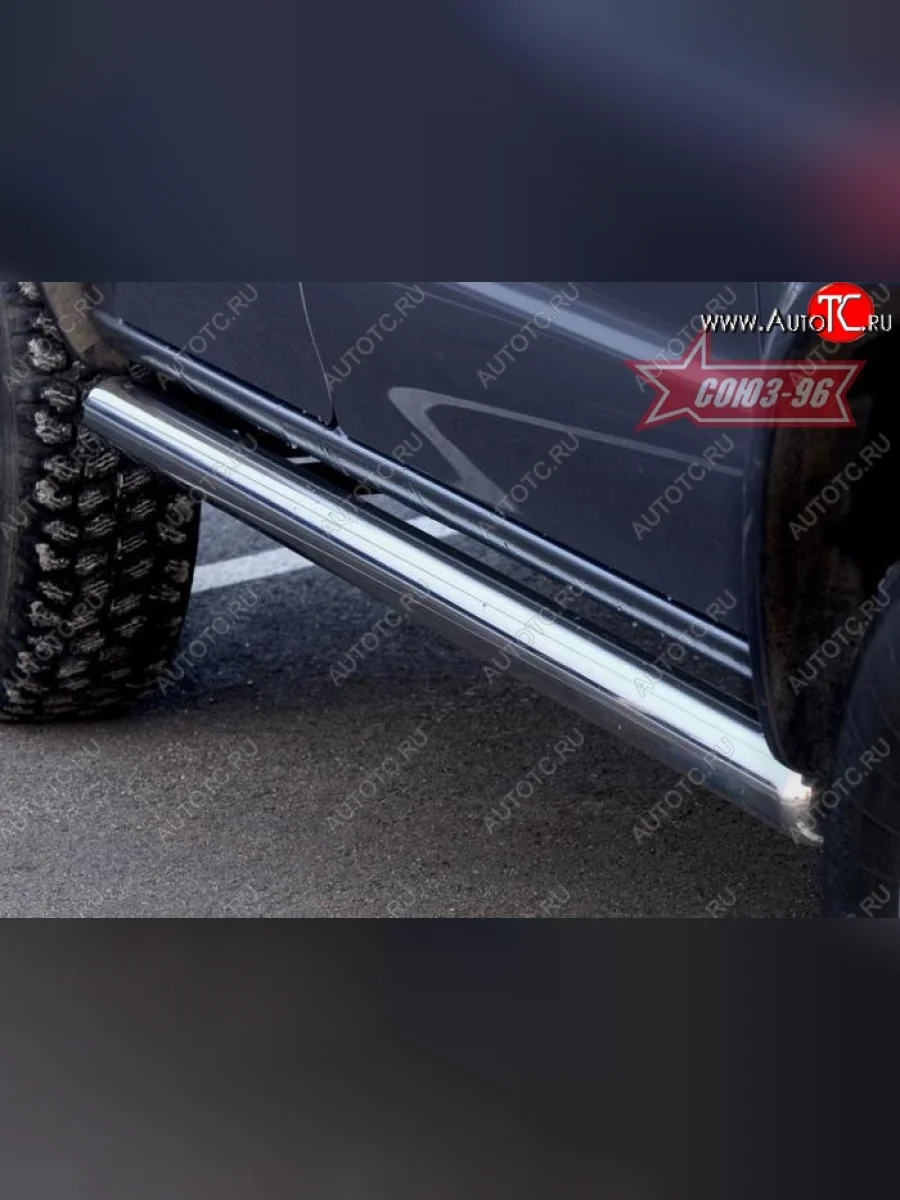 Защита порогов Souz-96 (d76) Ford Ranger дорестайлинг (2006-2009)  в Керчи Республика Крым