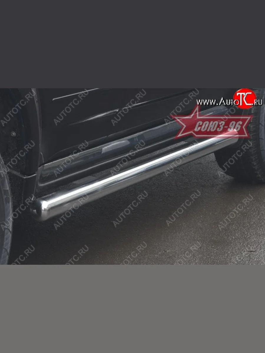 Защита порогов Souz-96 (d76) Great Wall Hover  дорестайлинг (2006-2010)  в Перми Пермском крае