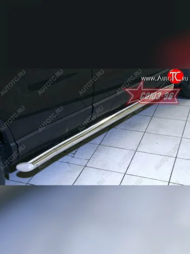 Защита порогов Souz-96 (d76) Honda CR-V RE1,RE2,RE3,RE4,RE5,RE7 дорестайлинг (2007-2010)