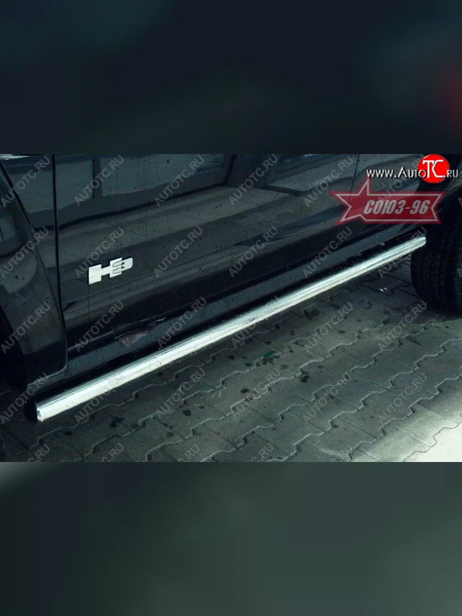 Защита порогов Souz-96 (d76) HUMMER H3 (2005-2010)  в Керчи Республика Крым