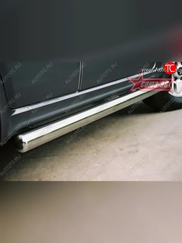 Защита порогов Souz-96 (d76) Hyundai Terracan  HP (2001-2007) дорестайлинг, рестайлинг