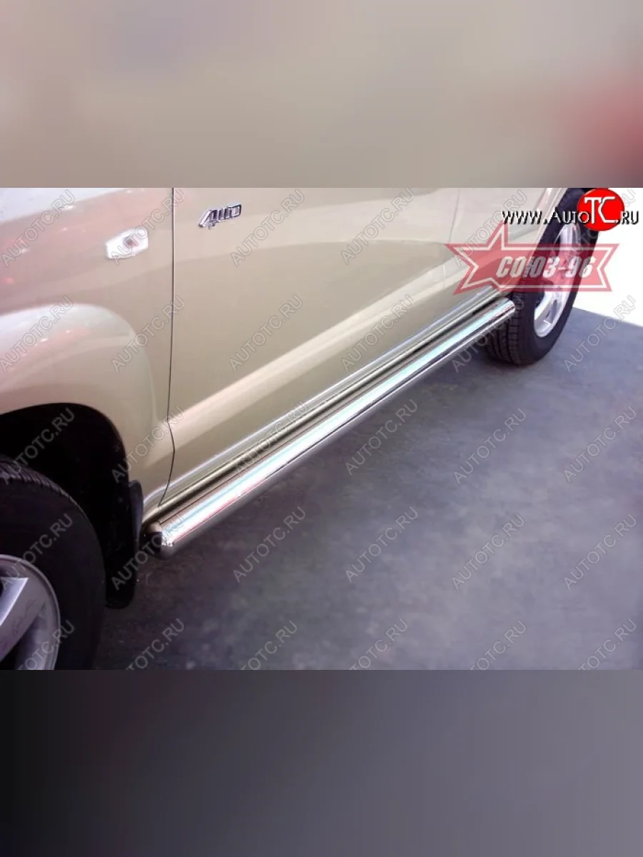 Защита порогов Souz-96 (d76) Hyundai Tucson JM (2004-2010)  в Керчи Республика Крым