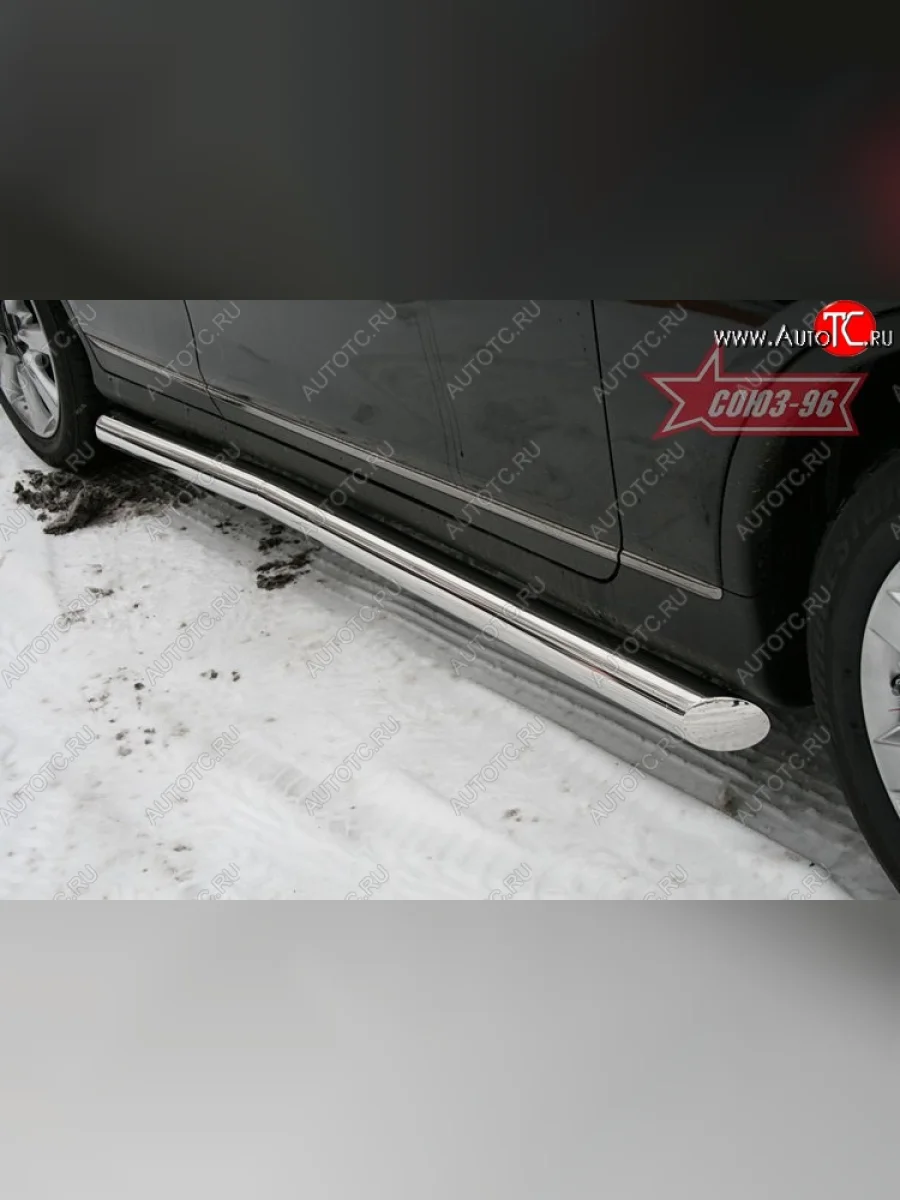 Защита порогов Souz-96 (d76) INFINITI EX35 J50 (2007-2013)  в Перми Пермском крае