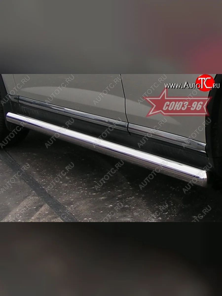 Защита порогов (Европа) Souz-96 (d76) INFINITI FX35 S50 дорестайлинг (2002-2005)  в Керчи Республика Крым