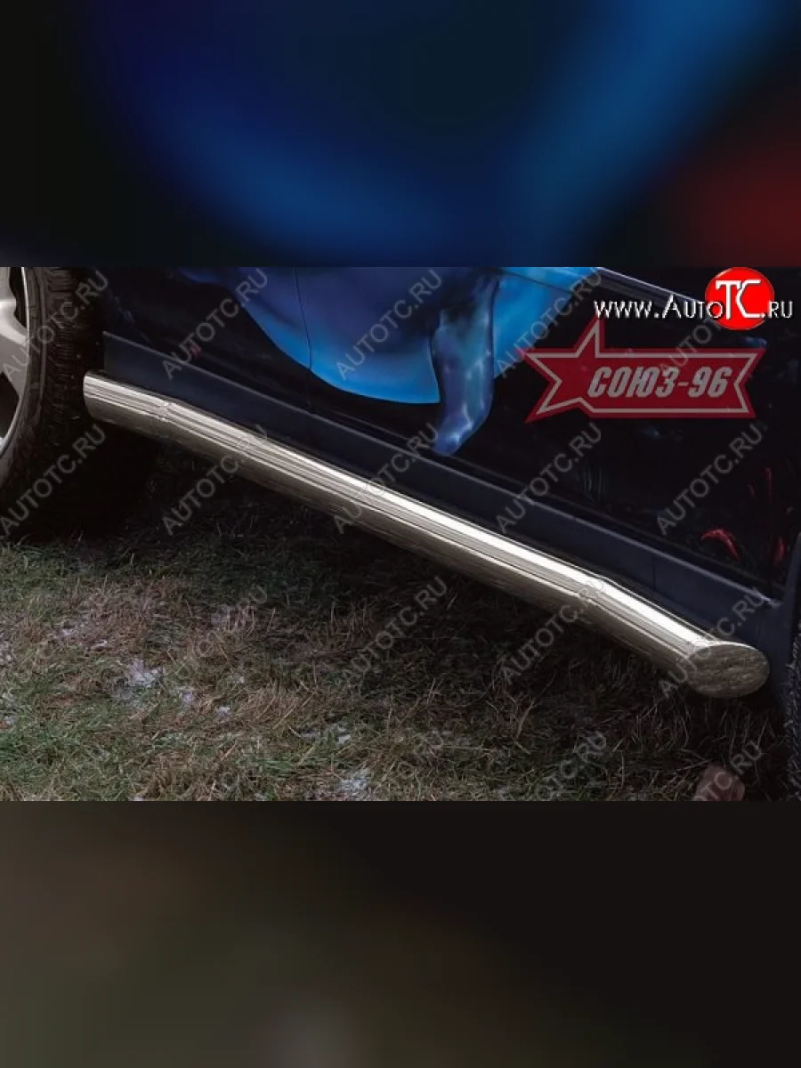 Защита порогов Souz-96 (d76) Lexus RX400H XU30 рестайлинг (2005-2009)  в Керчи Республика Крым