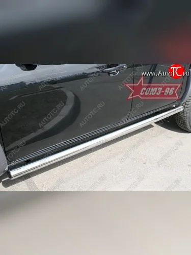 Защита порогов Souz-96 (d76) Mazda BT-50 (2006-2011)