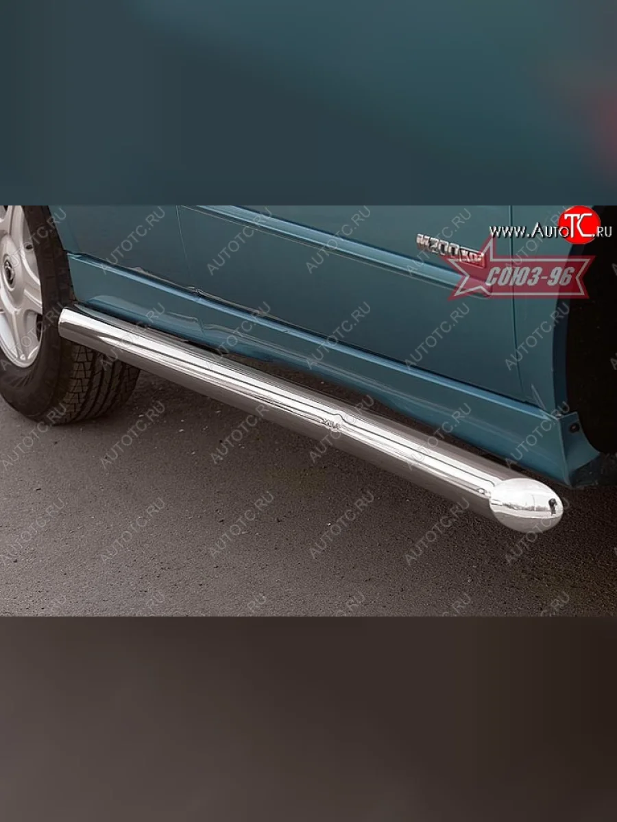 Защита порогов Souz-96 (d76) SSANGYONG Kyron дорестайлинг (2005-2007)  в Керчи Республика Крым