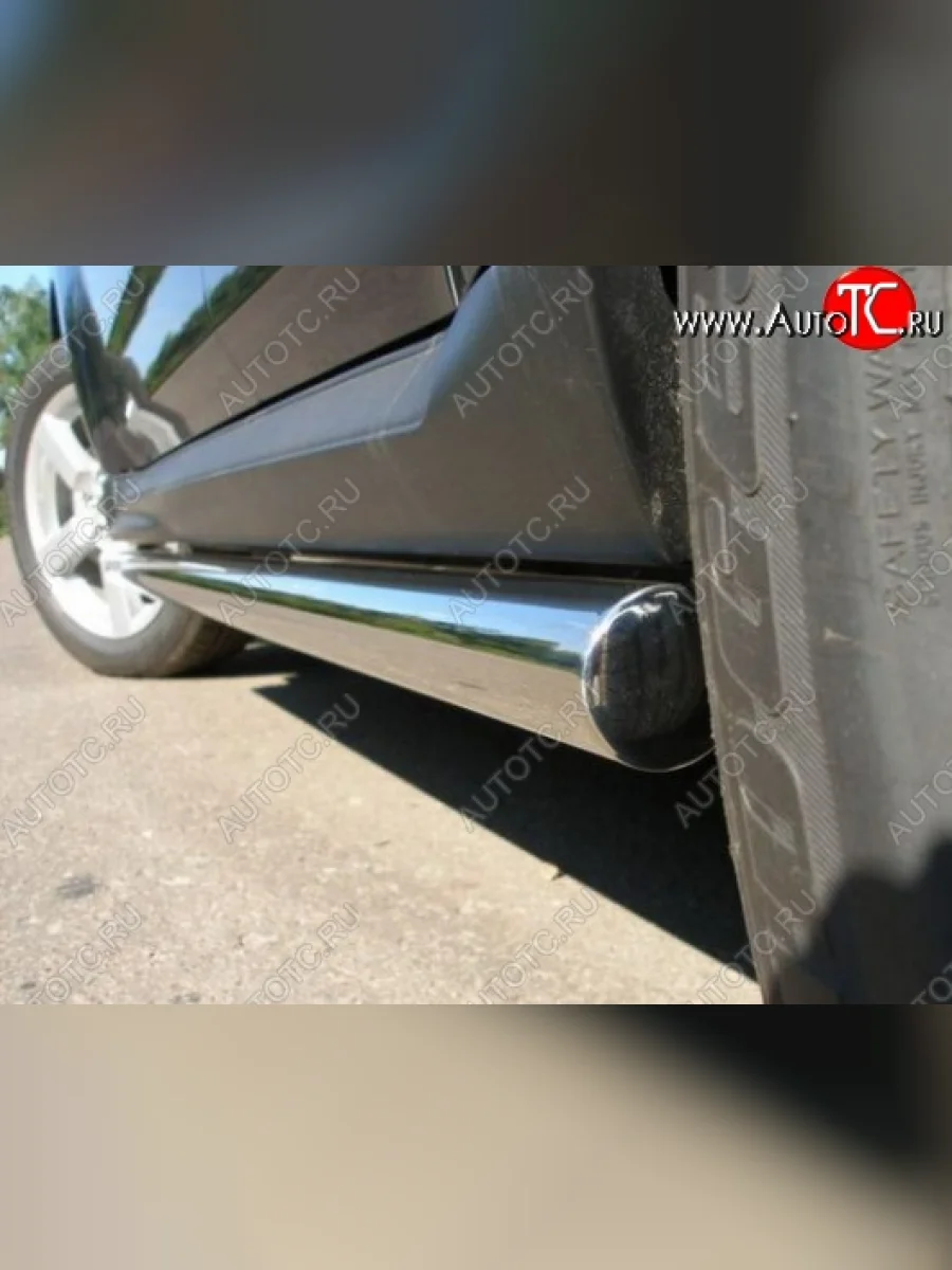 Защита порогов Souz-96 (d76) Mitsubishi Outlander XL (CW)  дорестайлинг (2005-2009)  в Керчи Республика Крым