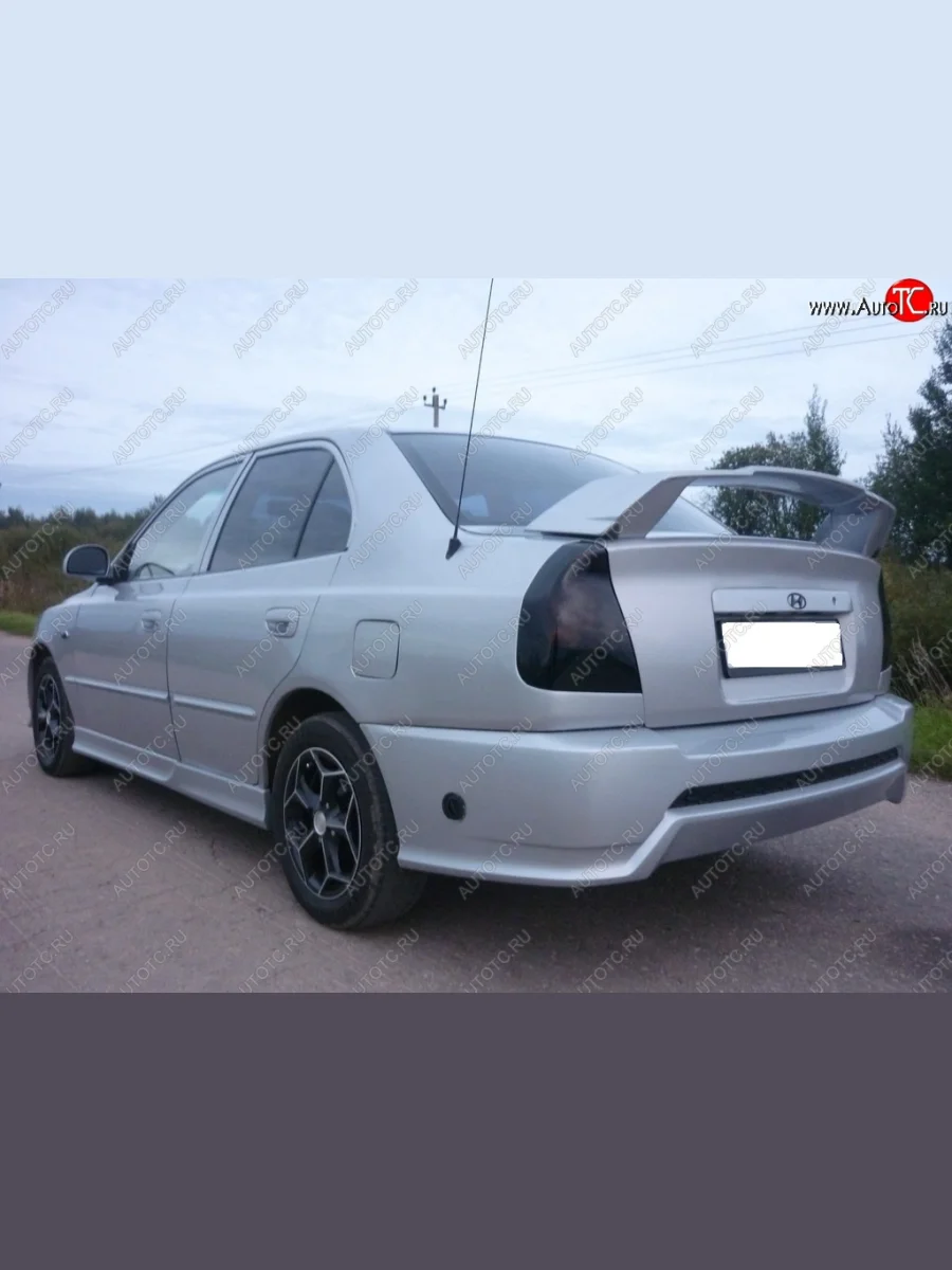 Спойлер GALANT STYLE Hyundai Accent 2 LC седан дорестайлинг (ТагАЗ) (1999-2012) (Неокрашенный)  в Самаре Самарской области