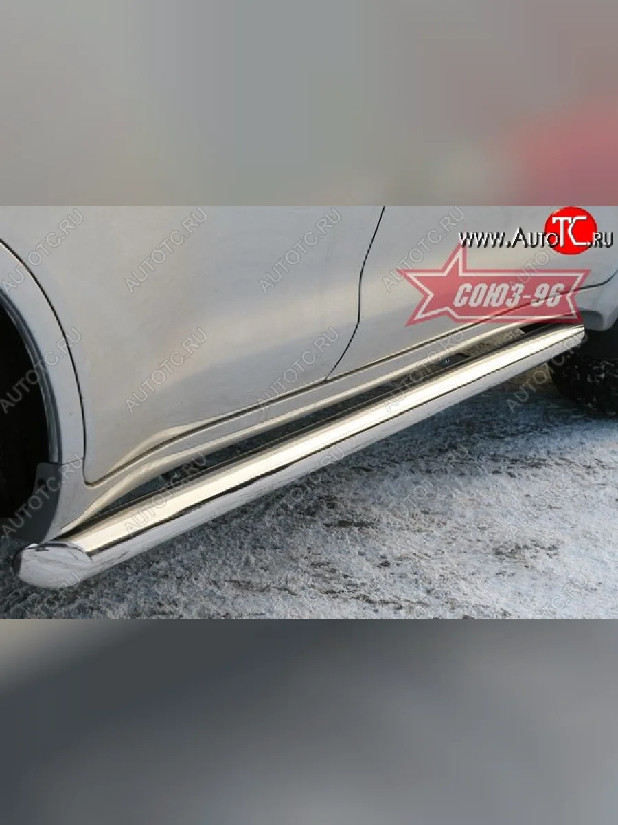 Защита порогов Souz-96 (d76)  Toyota Land Cruiser (2007-2012) 200  в Самаре Самарской области