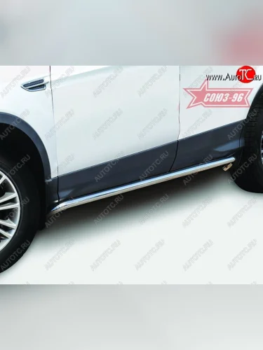 Защита порогов Souz-96 (d42) Ford Kuga 2 дорестайлинг (2013-2016)