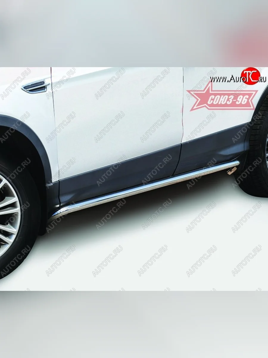 Защита порогов Souz-96 (d42) Ford Kuga 2 дорестайлинг (2013-2016)  в Керчи Республика Крым