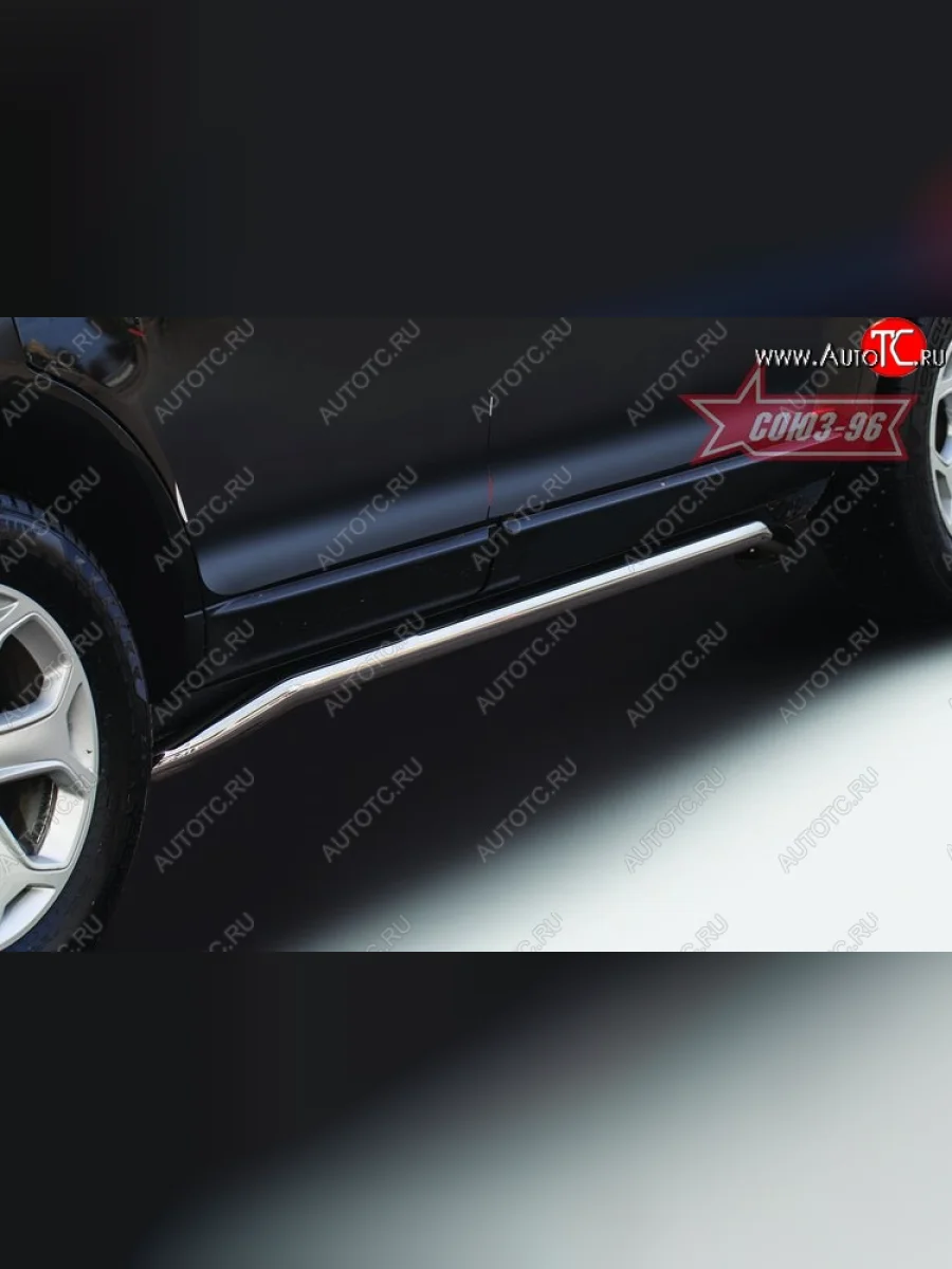 Защита порогов Souz-96 (d60)  Ford Edge (2015-2018) CD539  в Самаре Самарской области