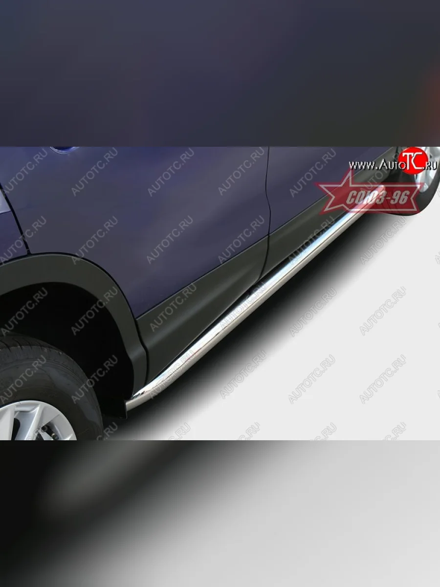 Защита порогов Souz-96 (d60)  Nissan Qashqai (2013-2019) 2  в Самаре Самарской области