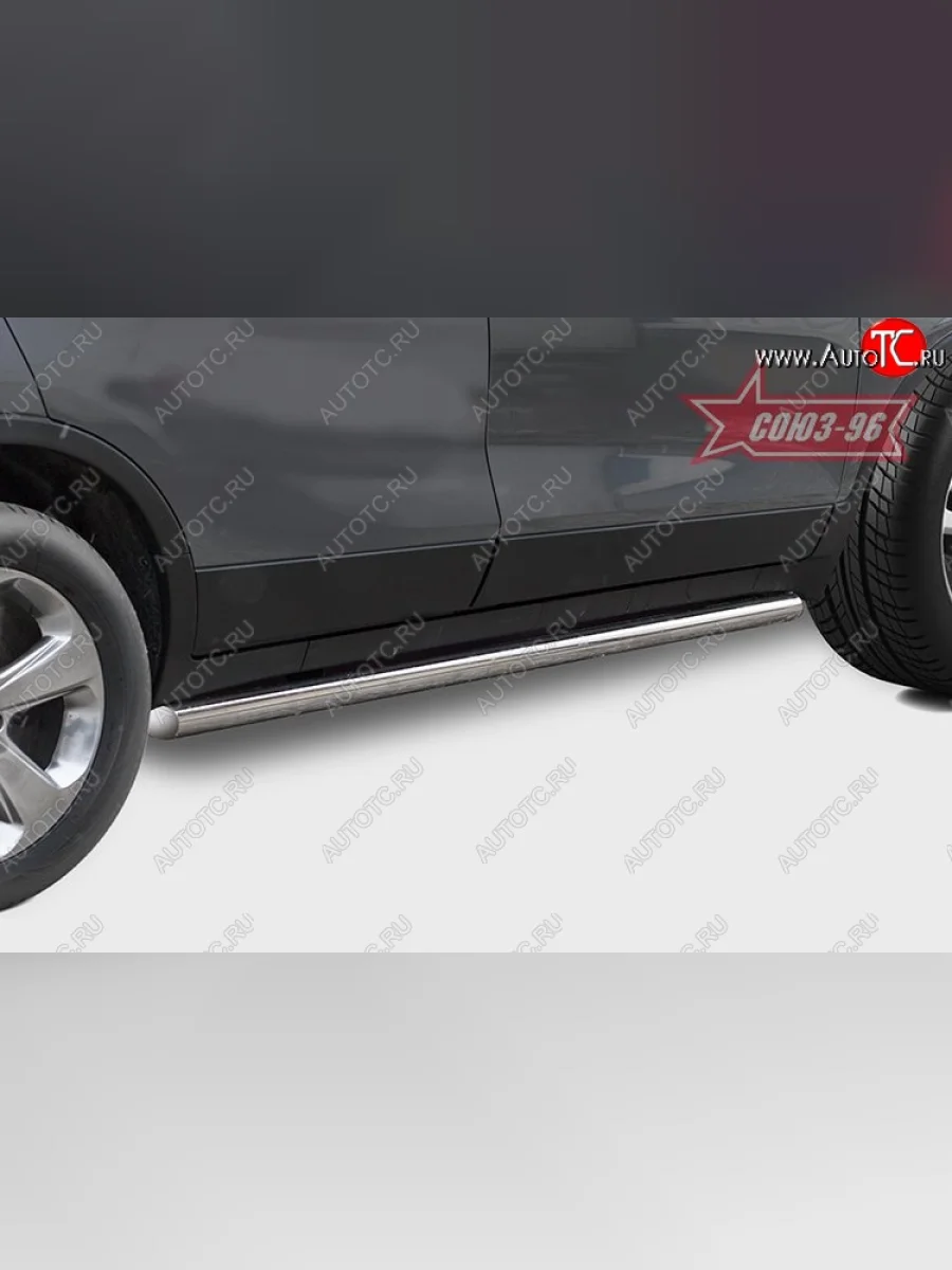 Защита порогов Souz-96 (d60) Opel Mokka  дорестайлинг (2012-2016)  в Керчи Республика Крым