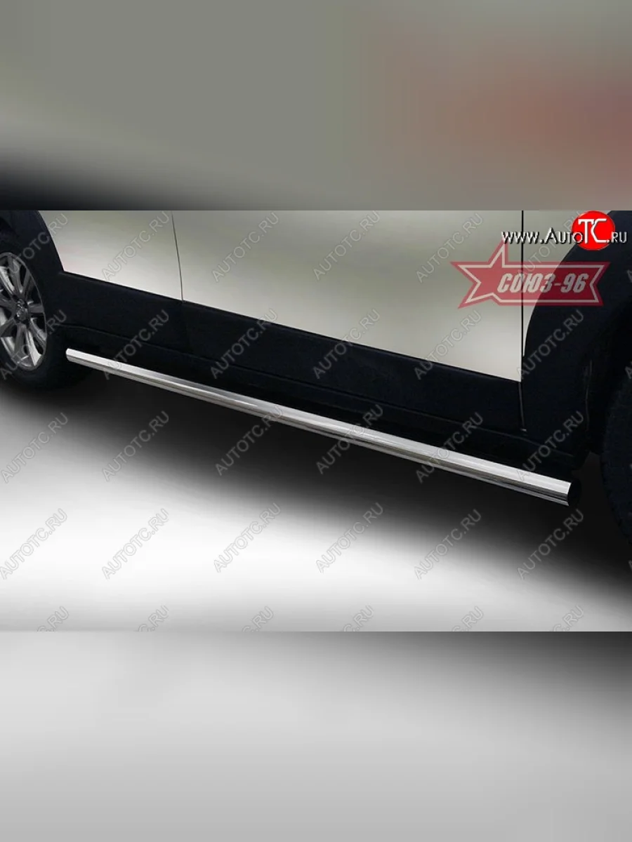 Защита порогов Souz-96 (d60) Dong Feng H30 (2013-2017)  в Самаре Самарской области