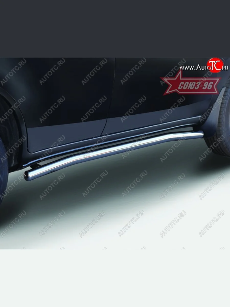 Защита порогов Souz-96 (d60) Lifan X60 дорестайлинг (2011-2015)  в Самаре Самарской области