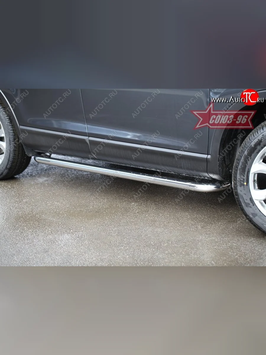 Защита порогов Souz-96 (d60) Mazda CX-9 TB дорестайлинг (2007-2009)  в Керчи Республика Крым