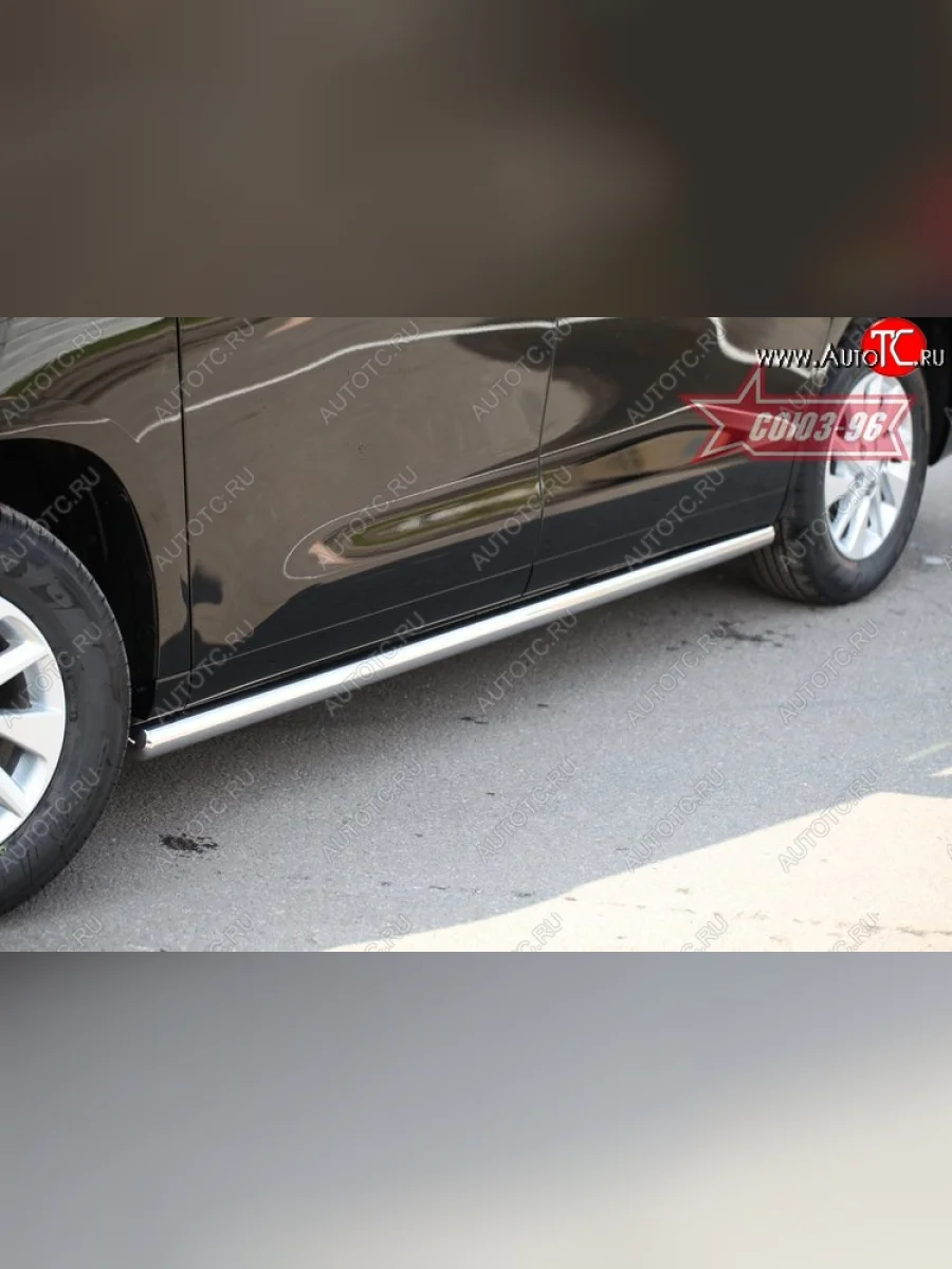 Защита порогов Souz-96 (d60)  Toyota Alphard (2008-2011) H20  в Самаре Самарской области