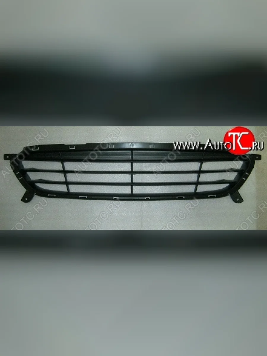 Нижняя решётка в передний бампер Стандартная Hyundai Solaris RBr седан дорестайлинг (2010-2014)  в Самаре Самарской области