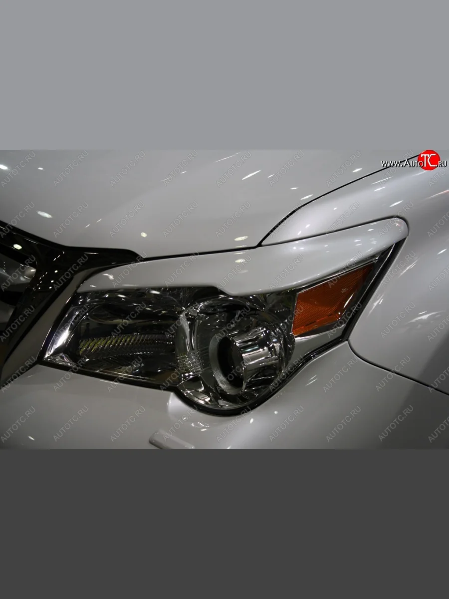 Реснички на фары F-SPORT Lexus GX460 J150 дорестайлинг (2009-2013) (Неокрашенные)  в Перми Пермском крае