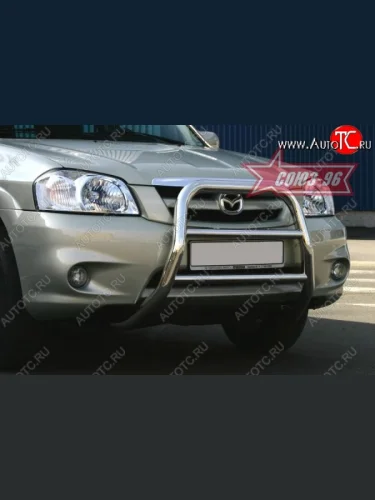 Защита порогов Souz-96 (d60) Mazda Tribute (2008-2011)  рестайлинг