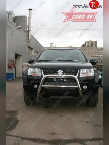 Защита переднего бампера Souz-96 (d60) Suzuki Grand Vitara ( JT 5 дверей,  JT 3 двери) (2005-2008) дорестайлинг